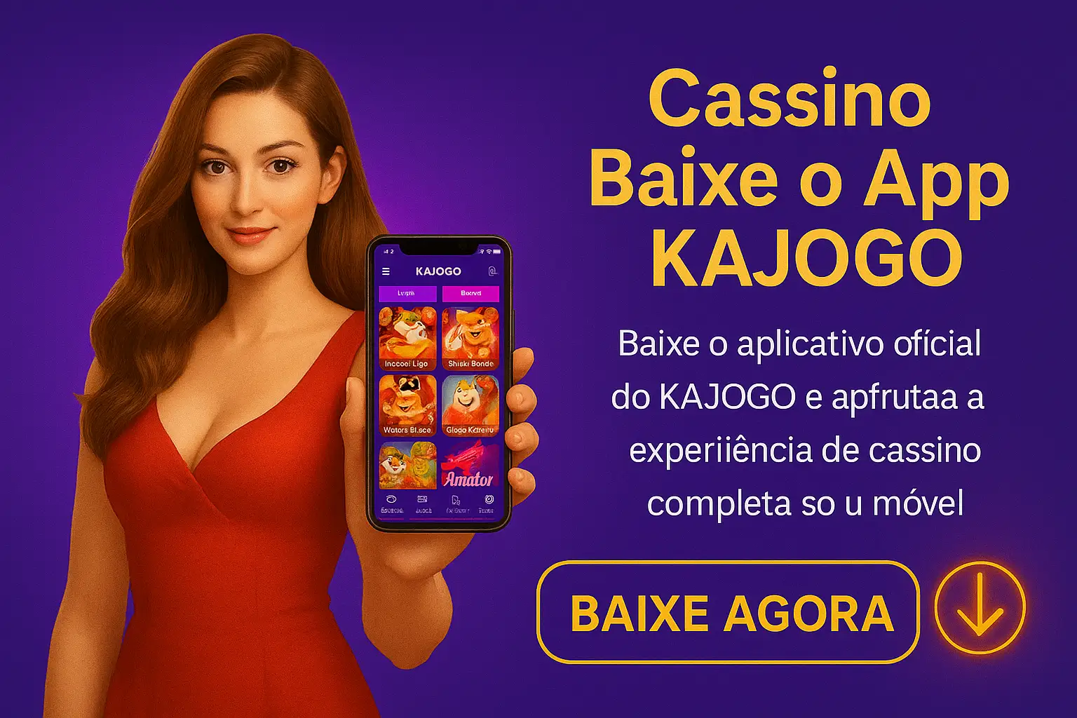 Baixar o KAJOGO Cassino App