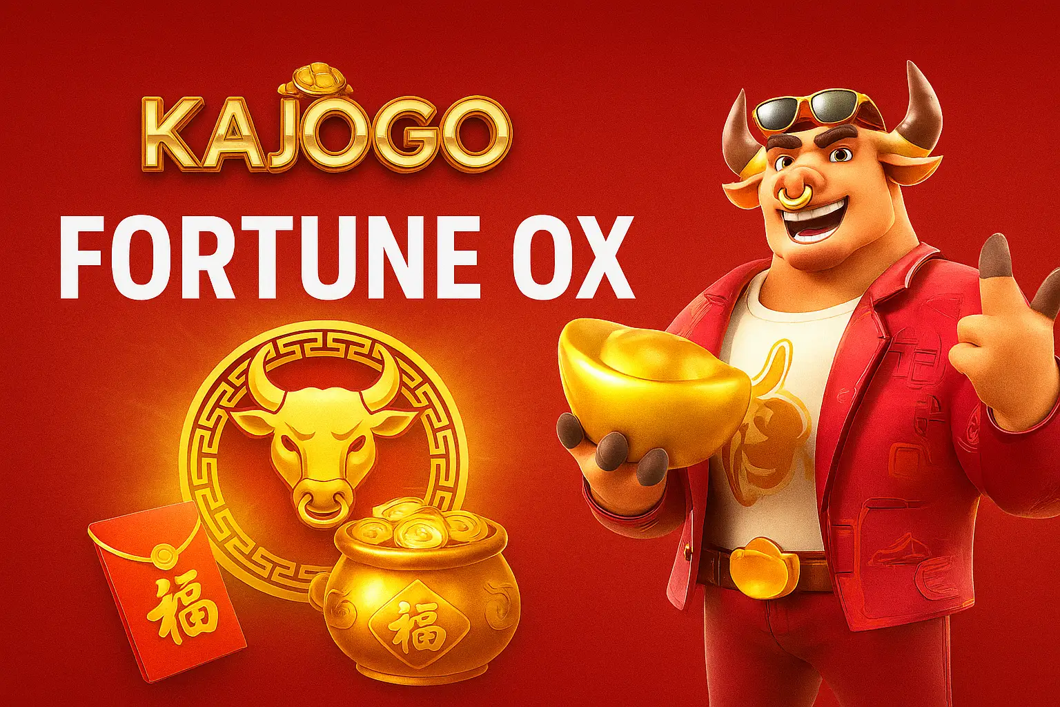 Fortune Ox no KAJOGO - Aposte Agora e Reivindique Seus Ganhos