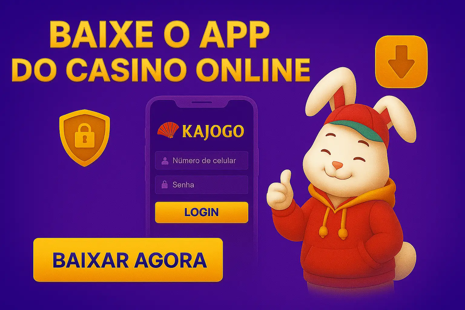 Criar uma nova Conta no plataforma KAJOGO